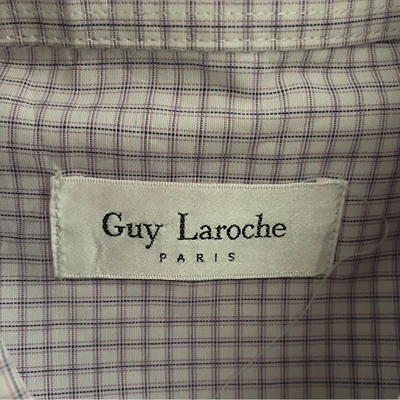 Guy Laroche. Half sleeve shirt. Size large. Used gently - Picture 2 of 4
